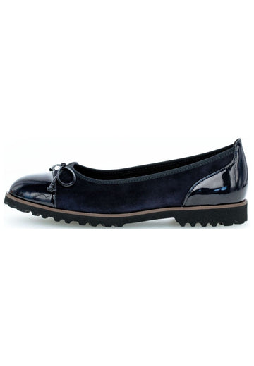 Ballerinas Gabor Ballerinas Leder Atlantik