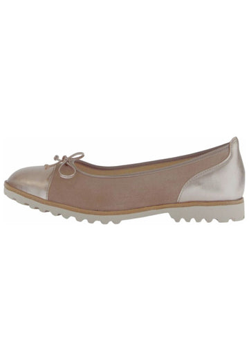 Ballerinas Gabor Ballerinas Leder Braun/Beige