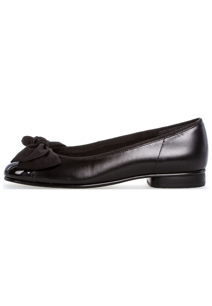 Ballerinas Gabor Ballerinas Leder/Textil Schwarz