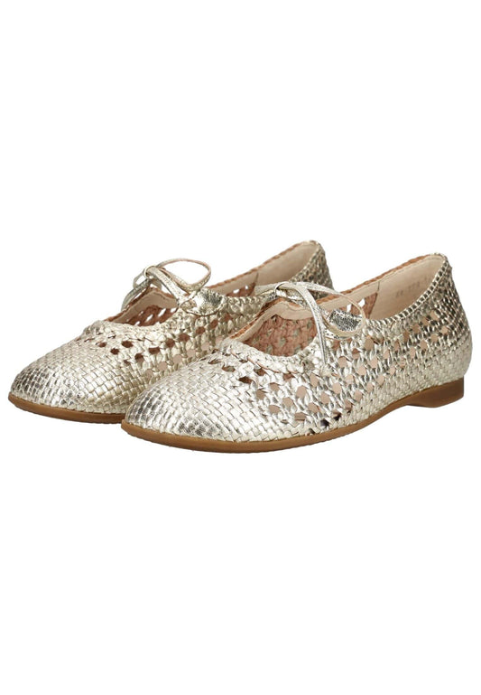 Gabor Ballerinas Glattleder Gold
