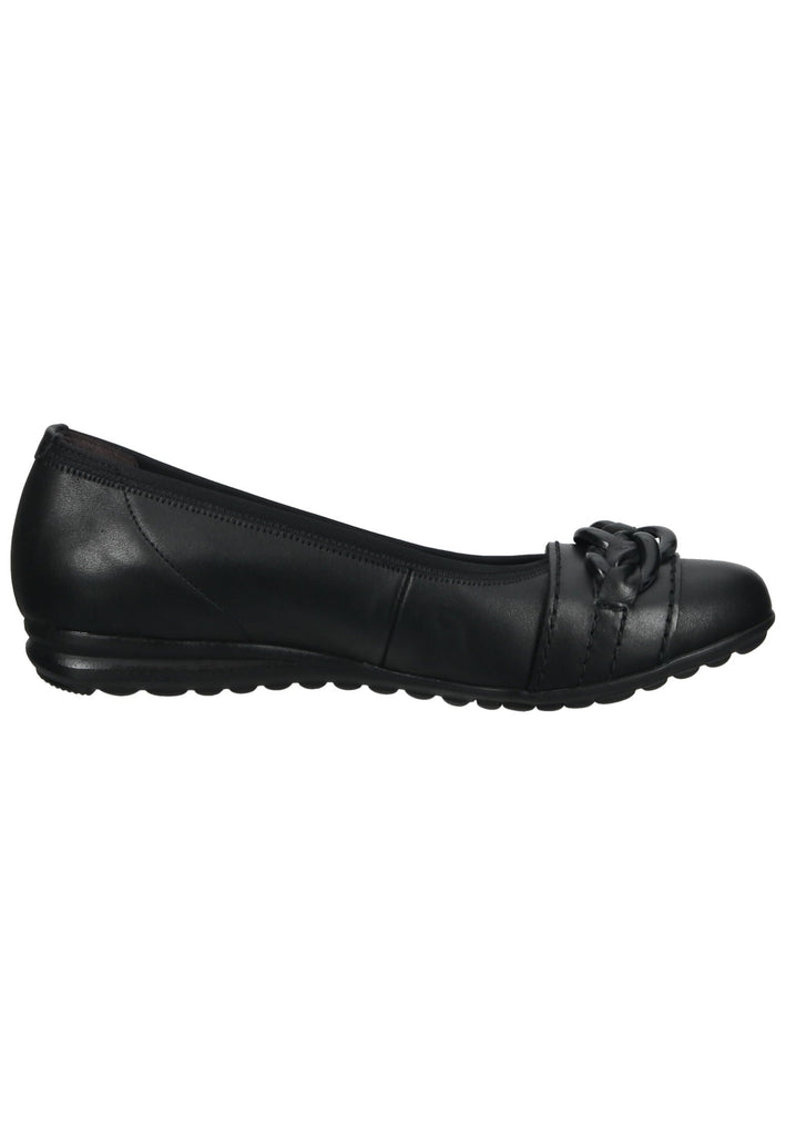 Gabor Ballerinas Glattleder Schwarz