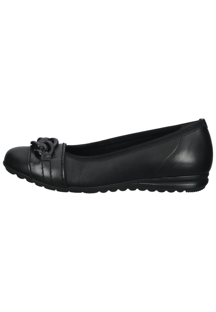 Gabor Ballerinas Glattleder Schwarz