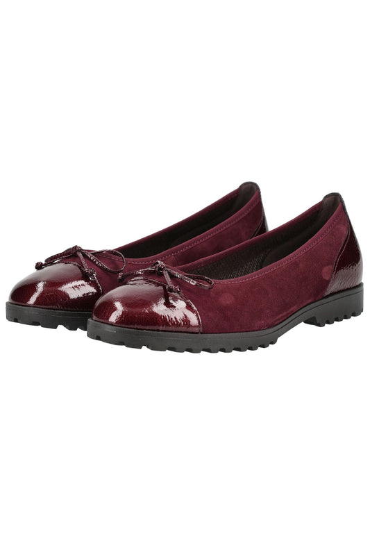 Gabor Ballerinas Leder Bordeaux