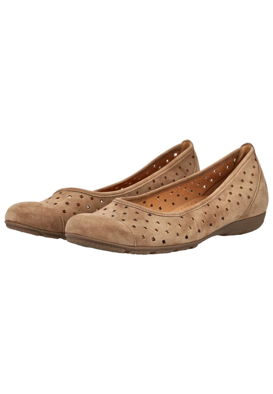 Gabor Ballerinas Leder Braun