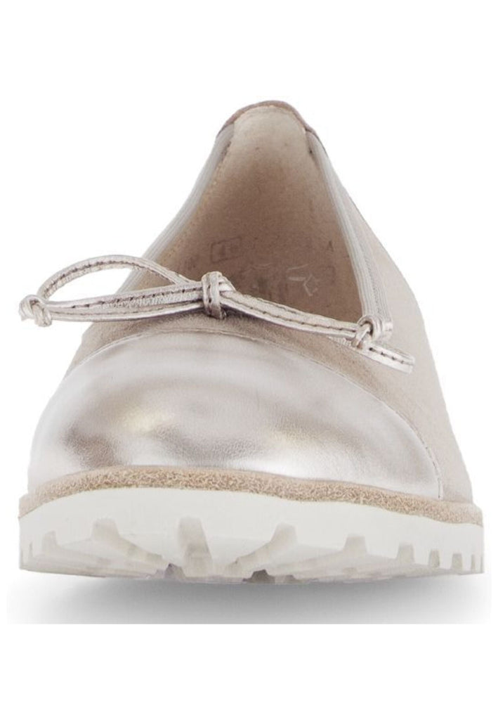 Gabor Ballerinas Leder Braun/Beige