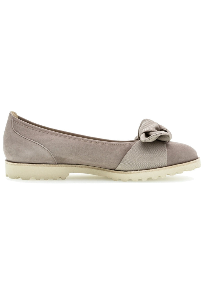 Gabor Ballerinas Leder Dunkelbeige
