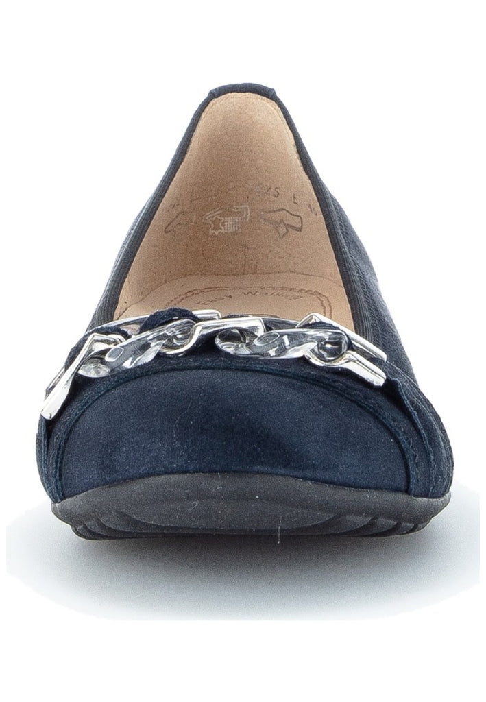 Gabor Ballerinas Leder Dunkelblau