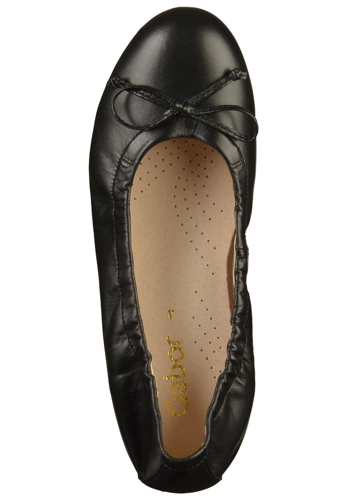 Gabor Ballerinas Leder Schwarz