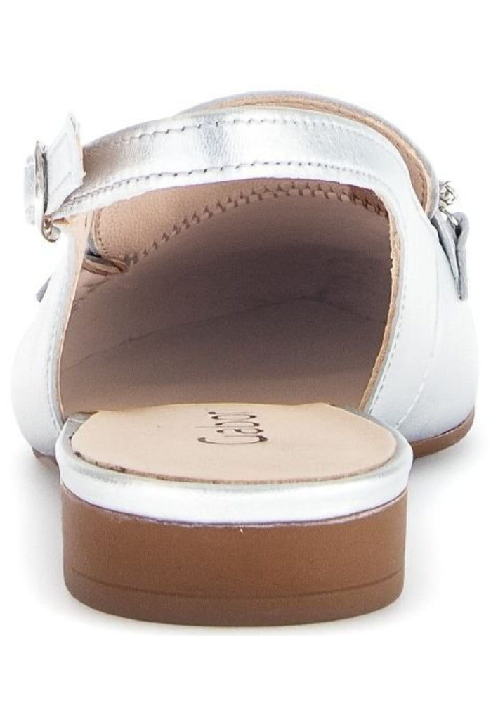 Gabor Ballerinas Leder Silber