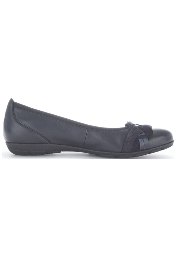 Gabor Ballerinas Leder/Textil Dunkelblau