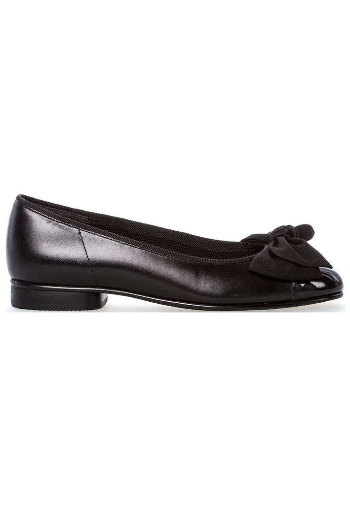 Gabor Ballerinas Leder/Textil Schwarz