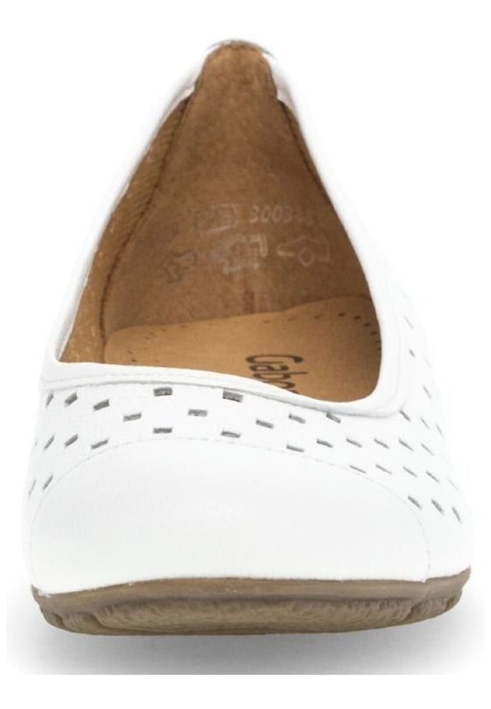 Gabor Ballerinas Leder Weiß