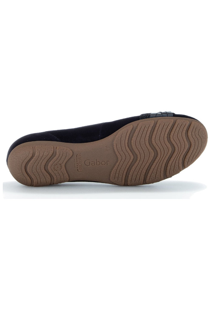 Gabor Ballerinas Nappaleder Atlantik