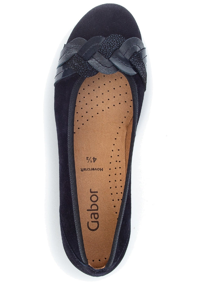 Gabor Ballerinas Nappaleder Atlantik