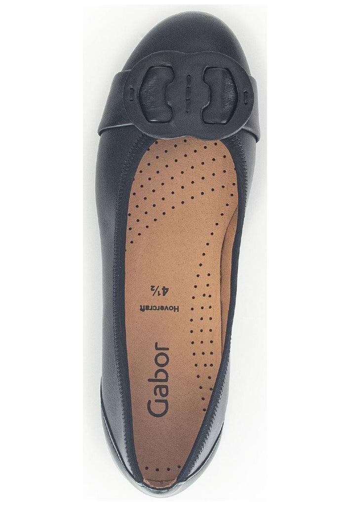 Gabor Ballerinas Nappaleder Schwarz