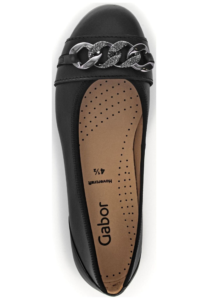 Gabor Ballerinas Nappaleder Schwarz