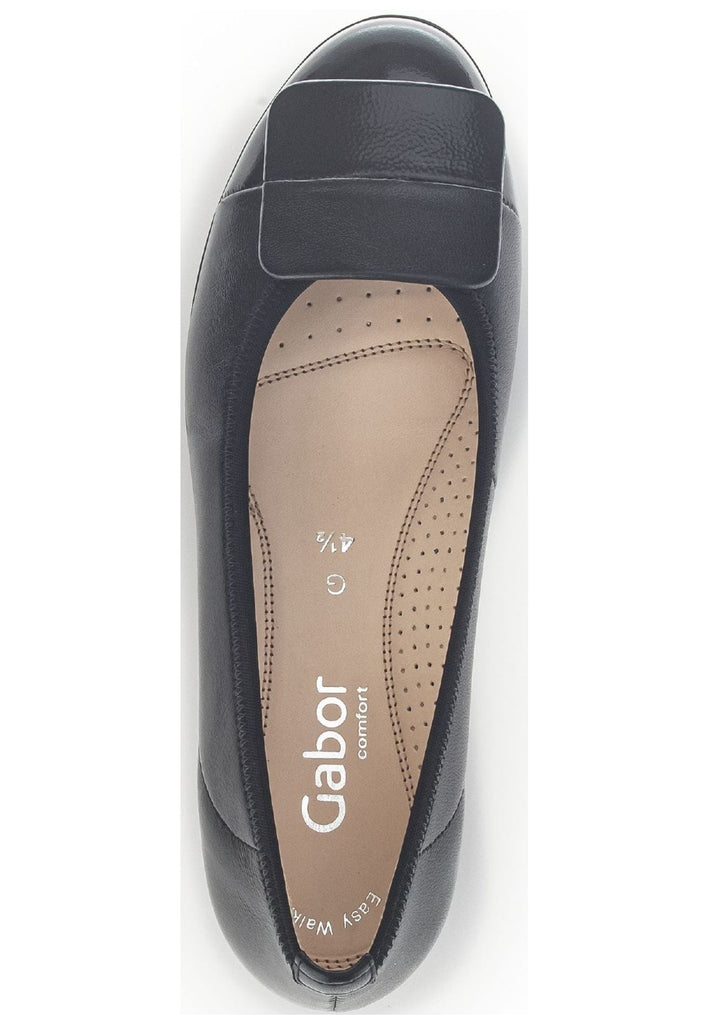 Gabor Ballerinas Nappaleder Schwarz