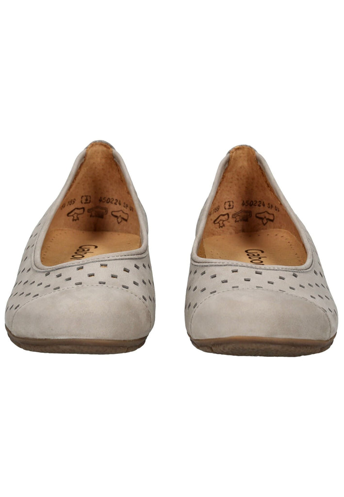 Gabor Ballerinas Nubukleder Leinen