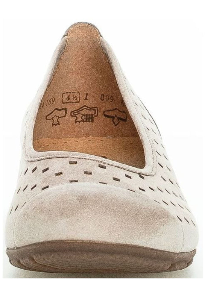 Gabor Ballerinas Nubukleder Leinen