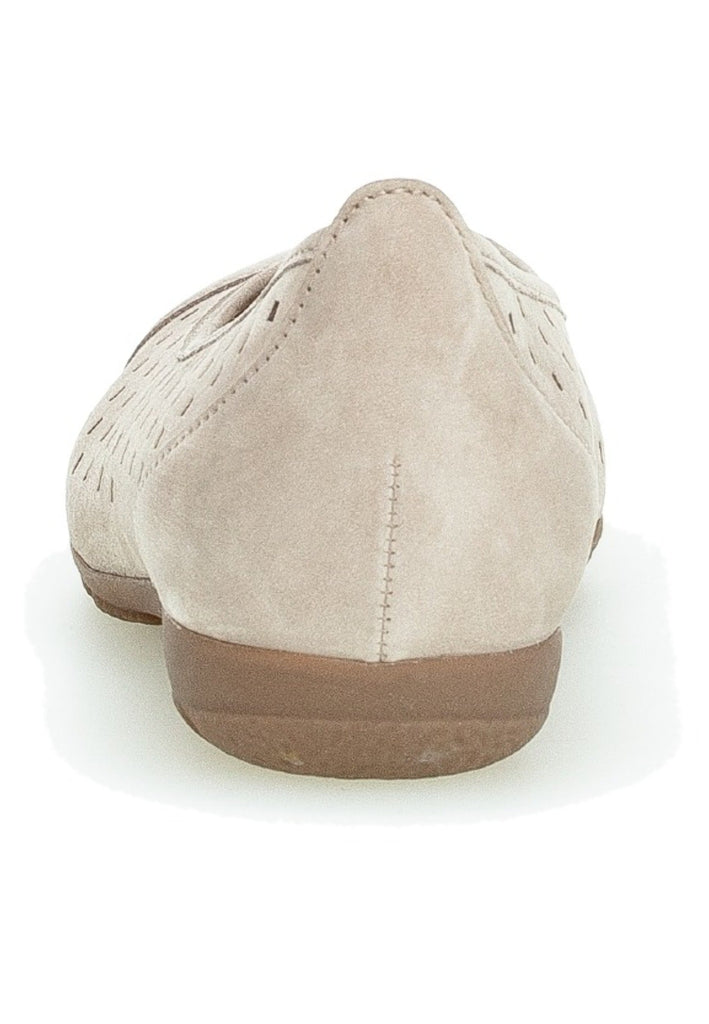 Gabor Ballerinas Nubukleder Leinen