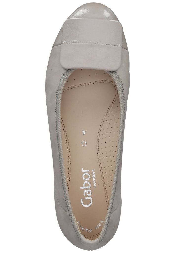 Gabor Ballerinas Nubukleder/Textil Puder