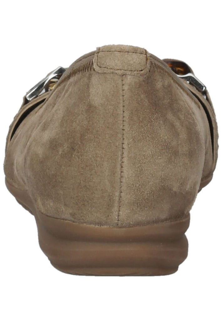 Gabor Ballerinas Veloursleder Braun