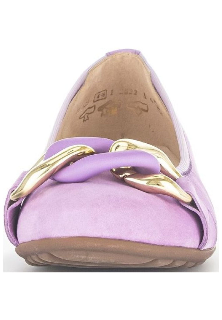 Gabor Ballerinas Veloursleder Flieder