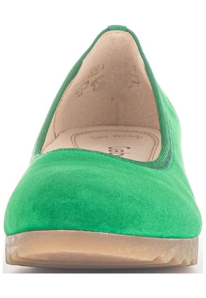 Gabor Ballerinas Veloursleder Grün