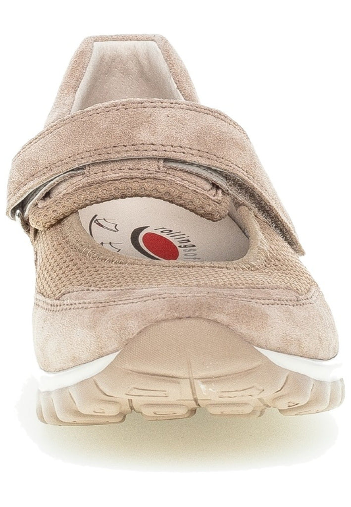 Gabor Ballerinas Veloursleder Hellbraun