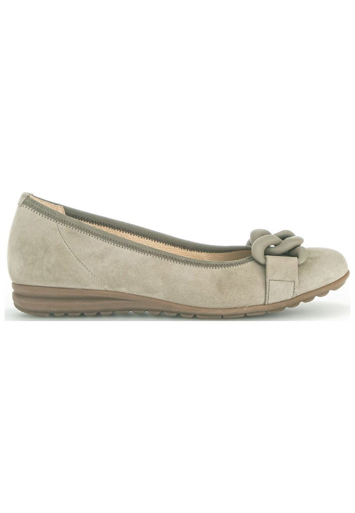 Gabor Ballerinas Veloursleder Khaki