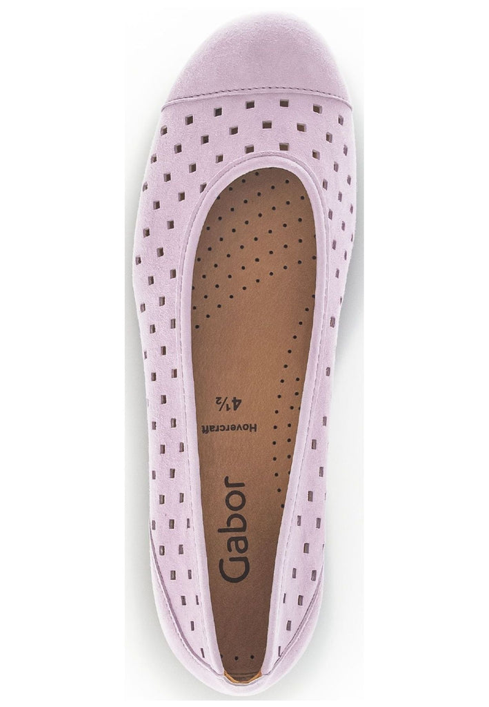 Gabor Ballerinas Veloursleder Rosa