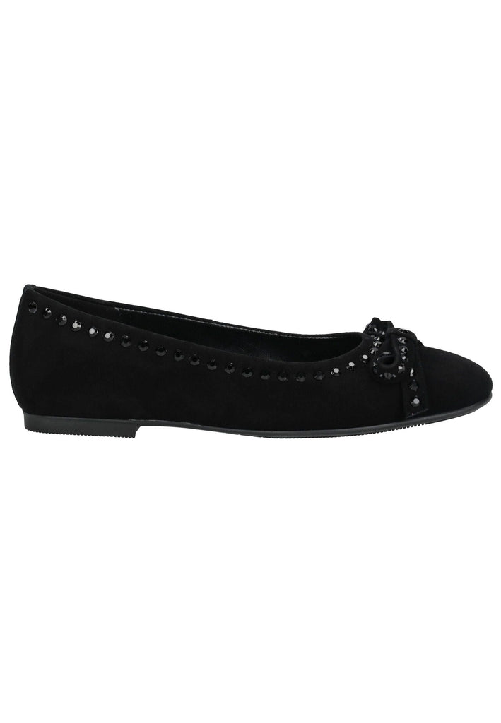 Gabor Ballerinas Veloursleder Schwarz