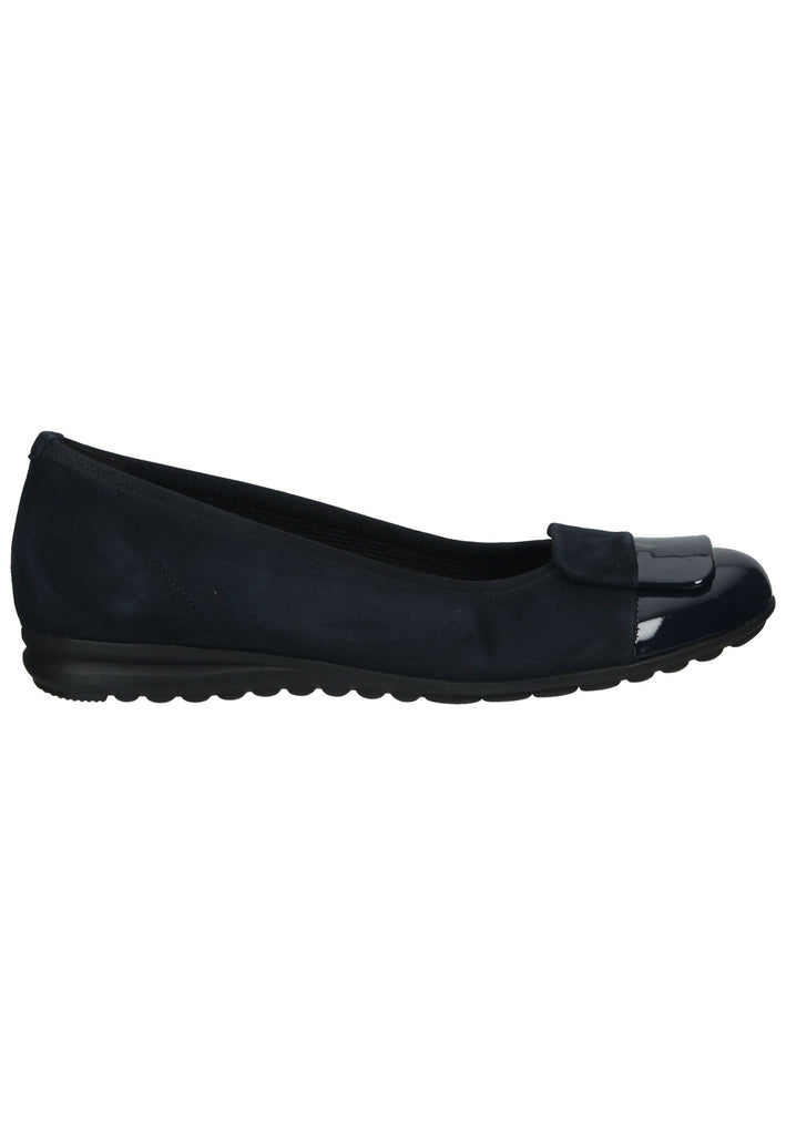Gabor Ballerinas Veloursleder/Textil Dunkelblau