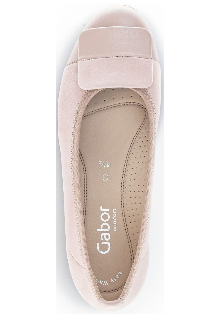 Gabor Ballerinas Veloursleder/Textil Rose