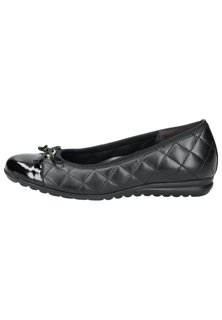 Ballerinas Gabor Comfort Ballerinas Nappaleder Schwarz