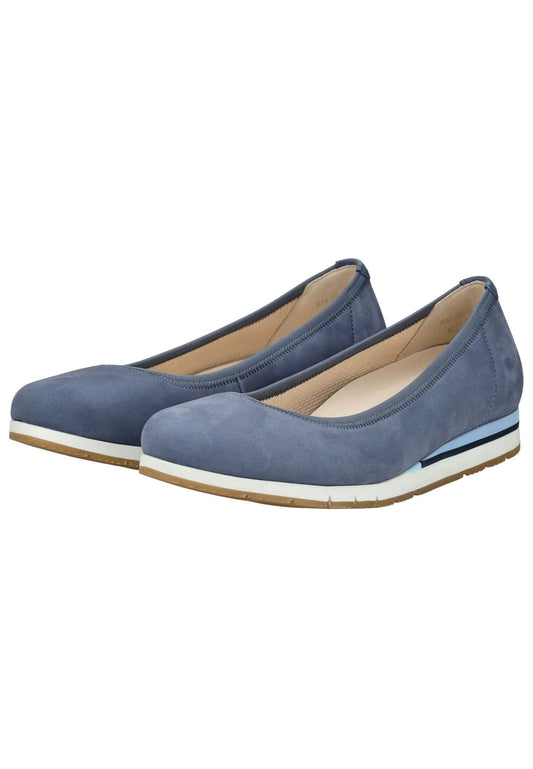 Gabor Comfort Ballerinas Leder Blau