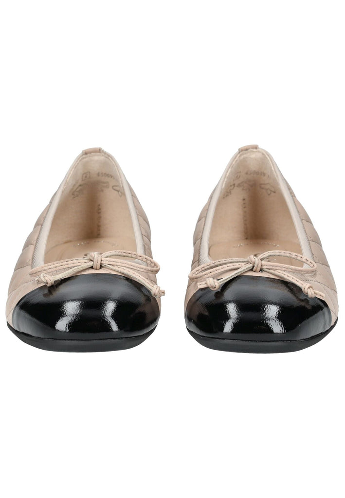 Gabor Comfort Ballerinas Leder Schwarz/Rosa