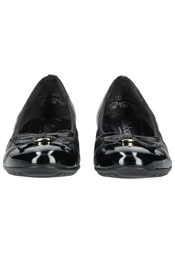 Gabor Comfort Ballerinas Nappaleder Schwarz