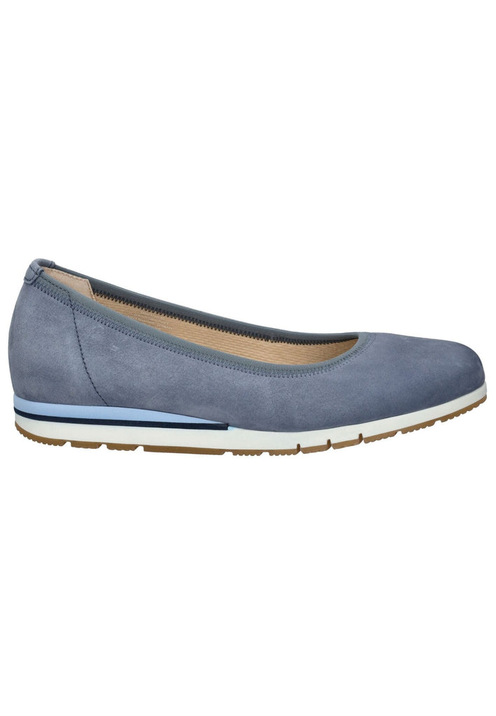 Gabor Comfort Ballerinas Nubukleder Blau