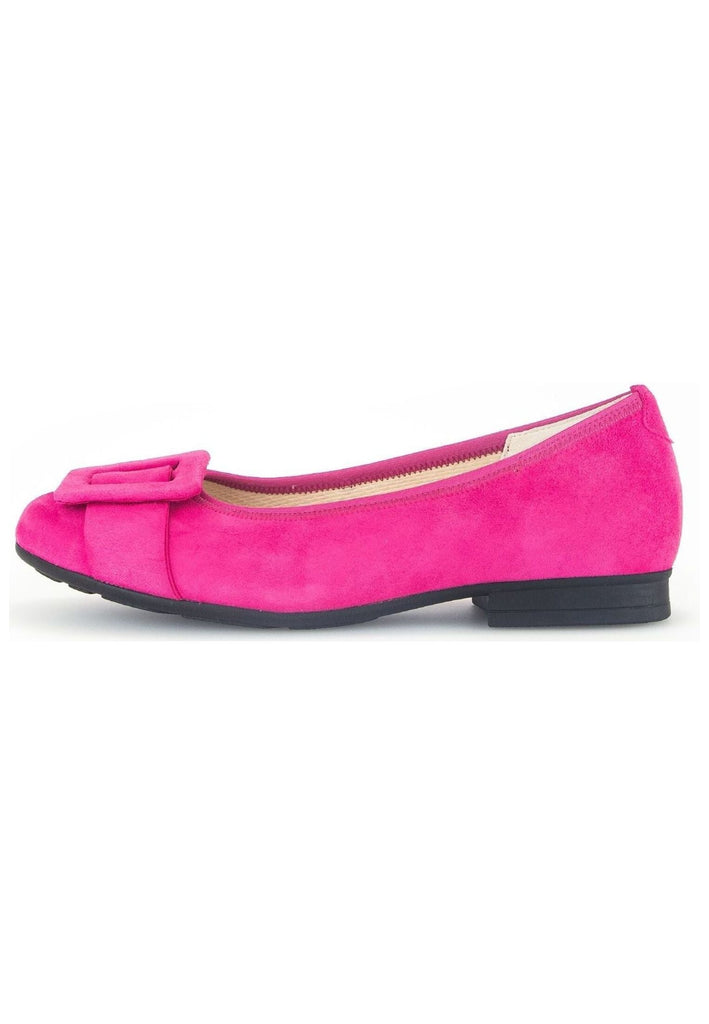 Gabor Comfort Ballerinas Veloursleder Pink