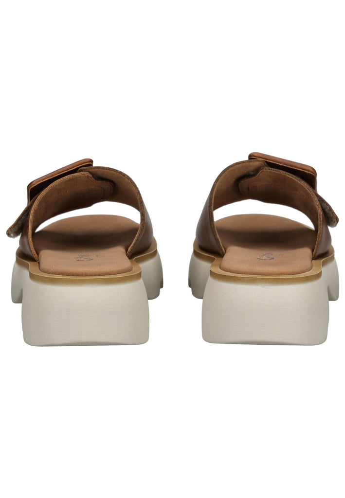 Gabor Comfort Pantoletten Glattleder Camel
