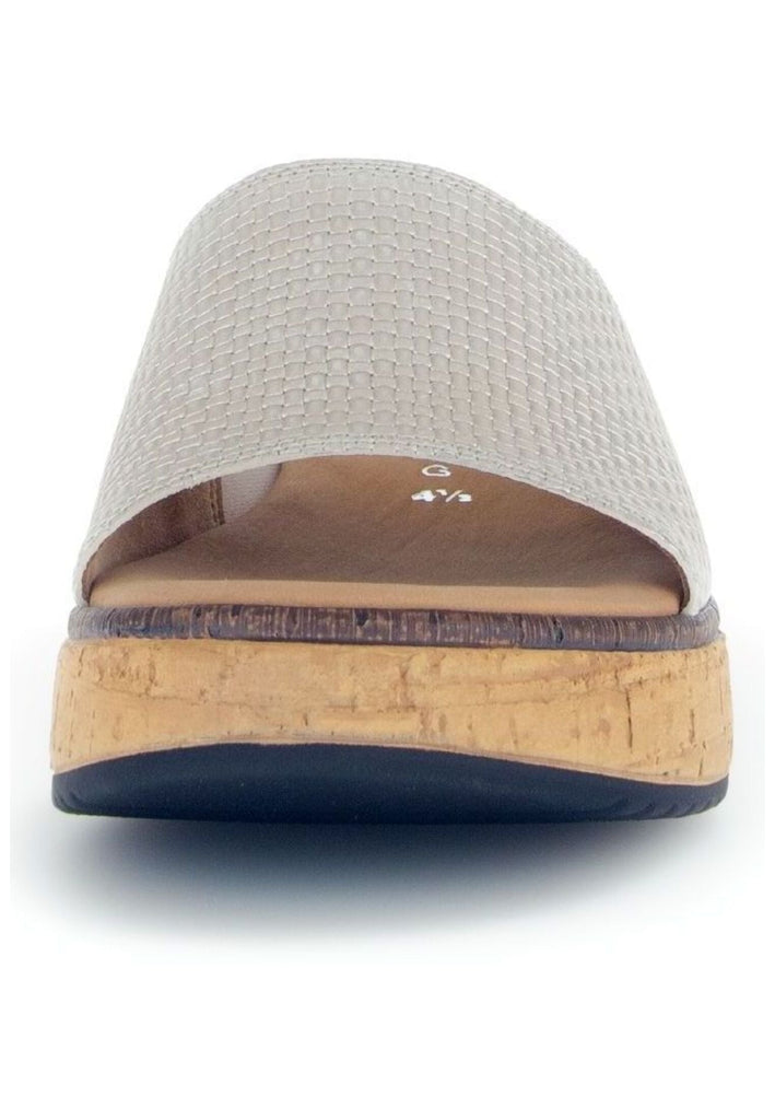 Gabor Comfort Pantoletten Leder Beige