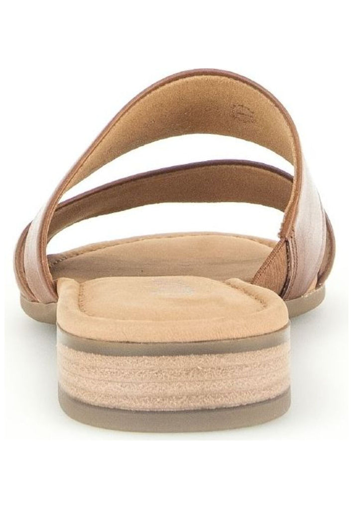 Gabor Comfort Pantoletten Leder Camel