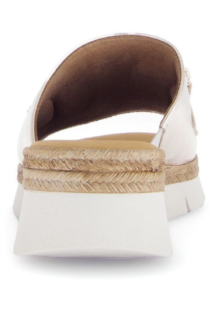 Gabor Comfort Pantoletten Leder Puder