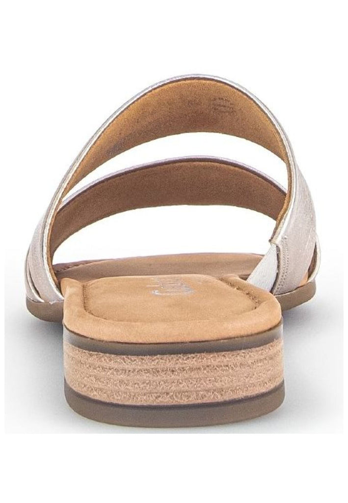 Gabor Comfort Pantoletten Leder Puder