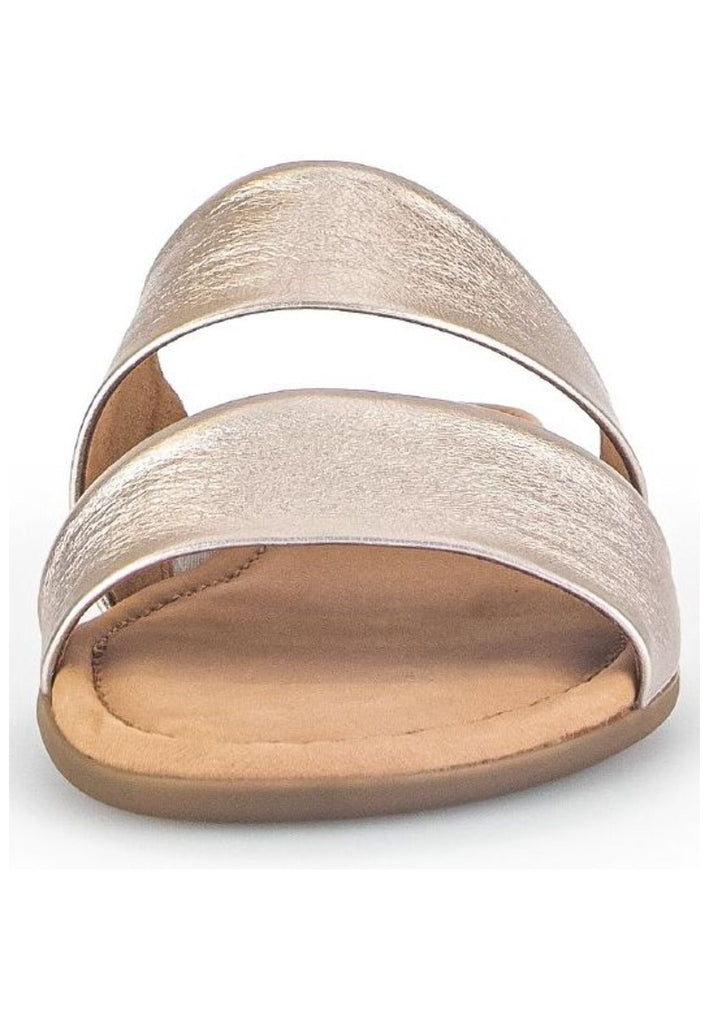 Gabor Comfort Pantoletten Leder Puder