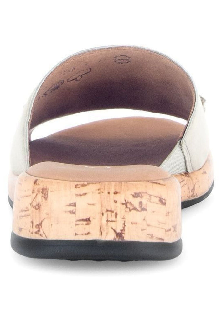 Gabor Comfort Pantoletten Veloursleder Grau