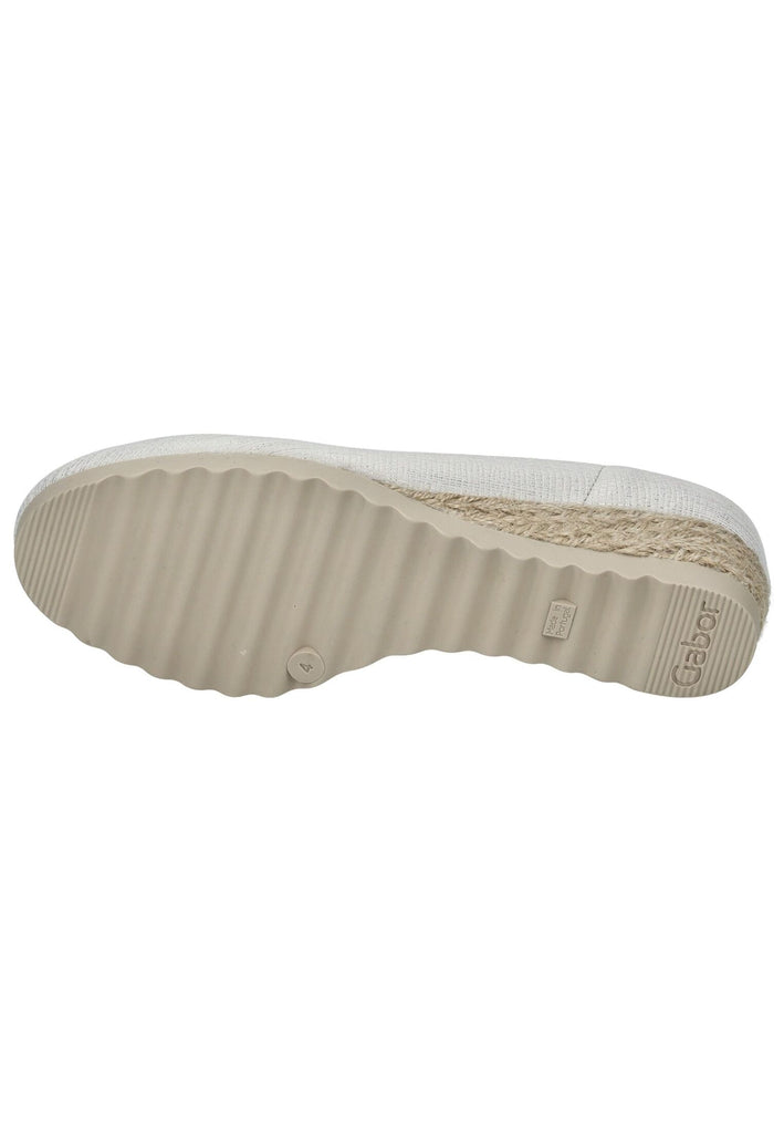 Gabor Comfort Pumps Leder Weiß Kombi