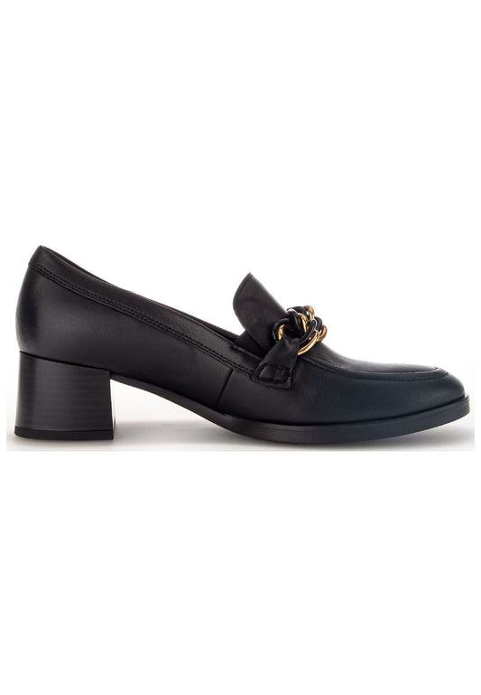 Gabor Comfort Pumps Nappaleder Schwarz/Gold