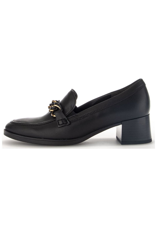 Gabor Comfort Pumps Nappaleder Schwarz/Gold